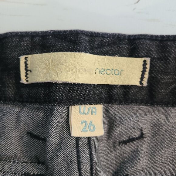 Agave Nectar Denim Flare Jeans Trousers USA Made 26 Relaxed Casual Staple - Picture 5 of 10